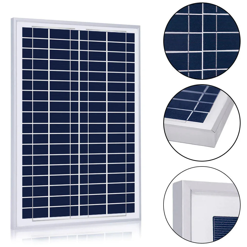 ACOPower 25W Off-grid Solar Kits, 5A charge controller with SAE connector Default Title
