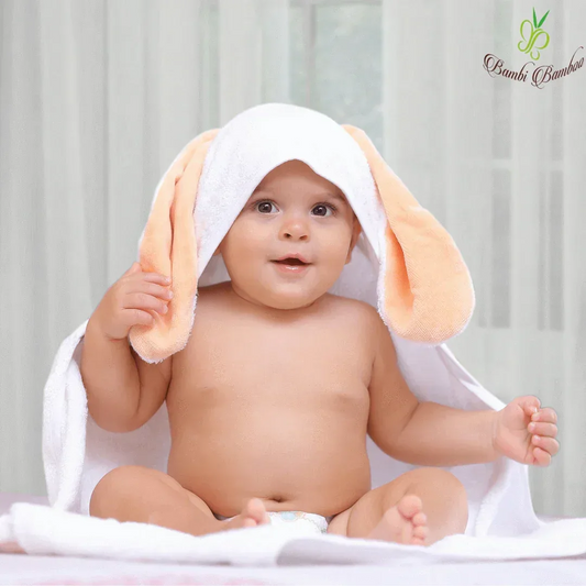 Amber Bunny Hooded Towel & 2 Washcloths Default Title