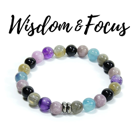 Wisdom & Focus Vibes Bracelet 8"