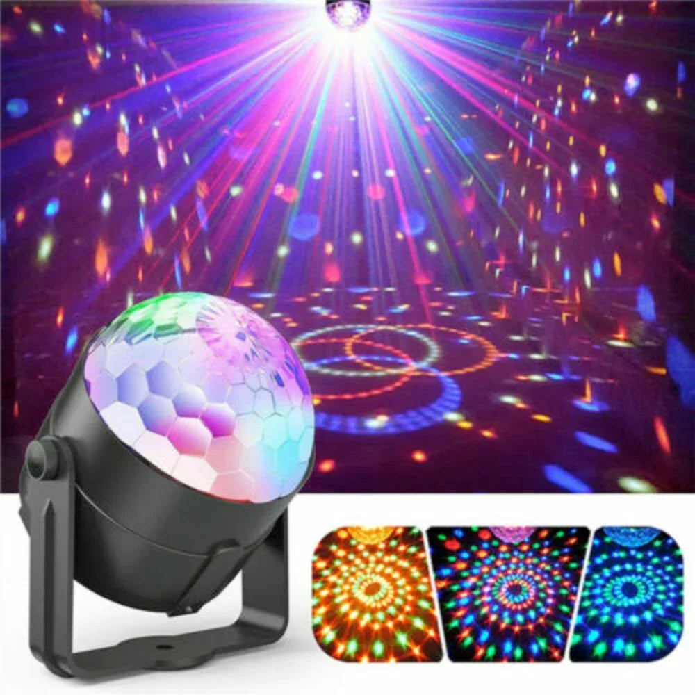 LED Party Projector Light with Sound Activation Default Title
