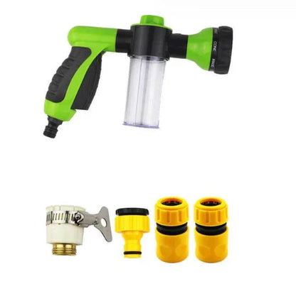 Foam Spray Water Gun – Car, Garden & Pet Washer +Connector set