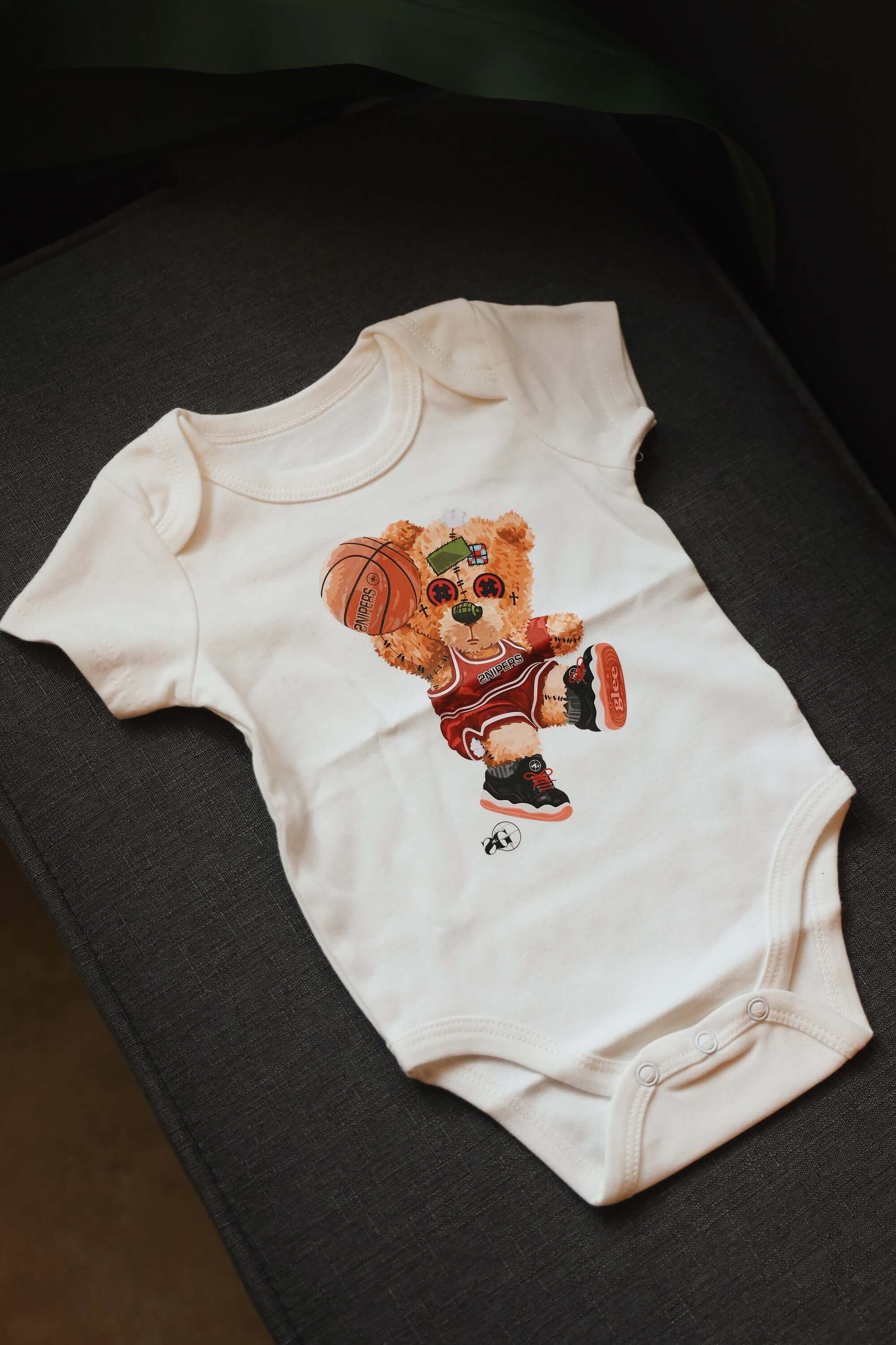 Shopminx Baby Snipe: Unisex Onesies Teddy Bear (infant size)