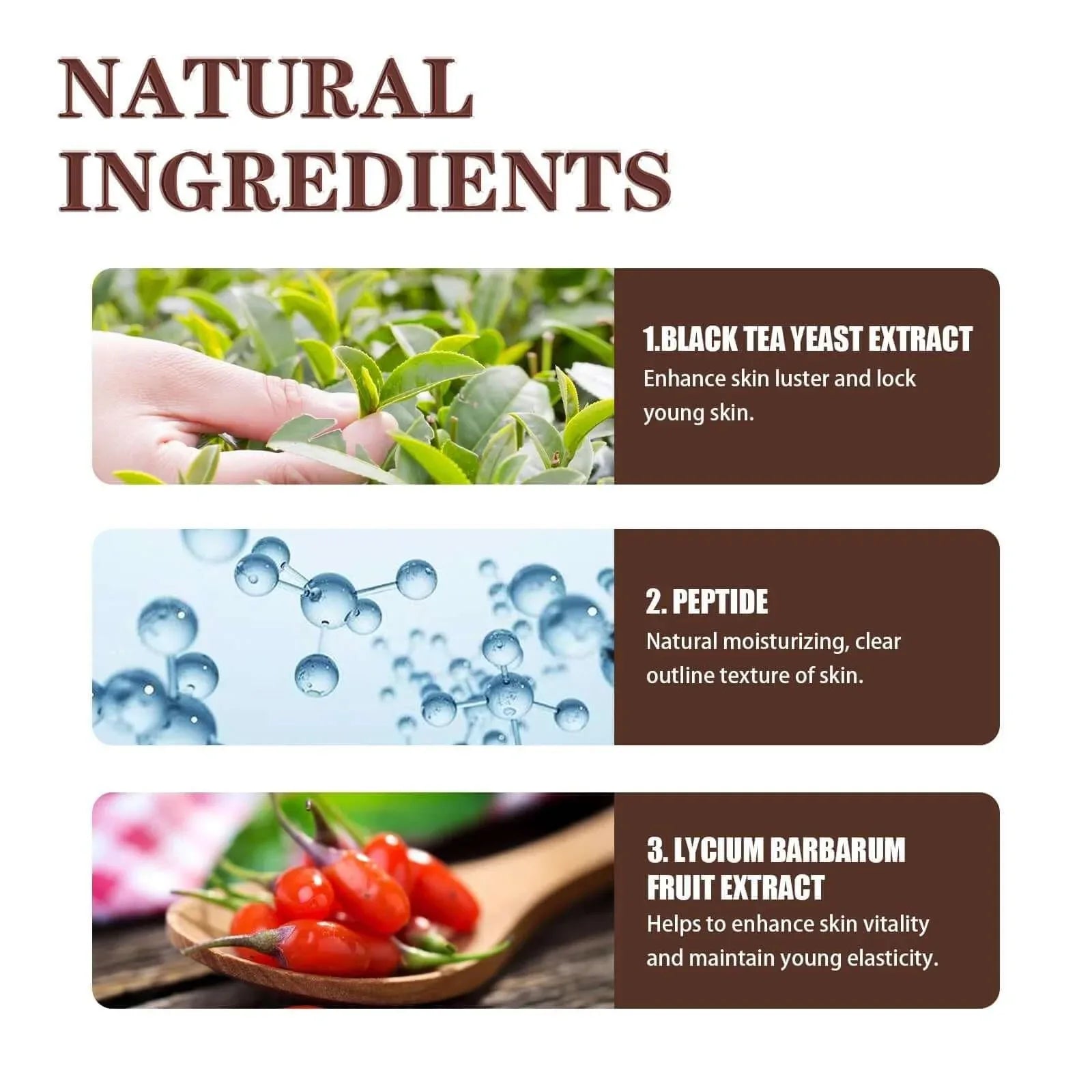 Black Tea Firming Moulding Face Cream, Moisturizing Softening Skin Firming Shrinking Pore Face Cream default title