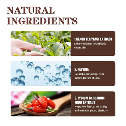 Black Tea Firming Moulding Face Cream, Moisturizing Softening Skin Firming Shrinking Pore Face Cream default title