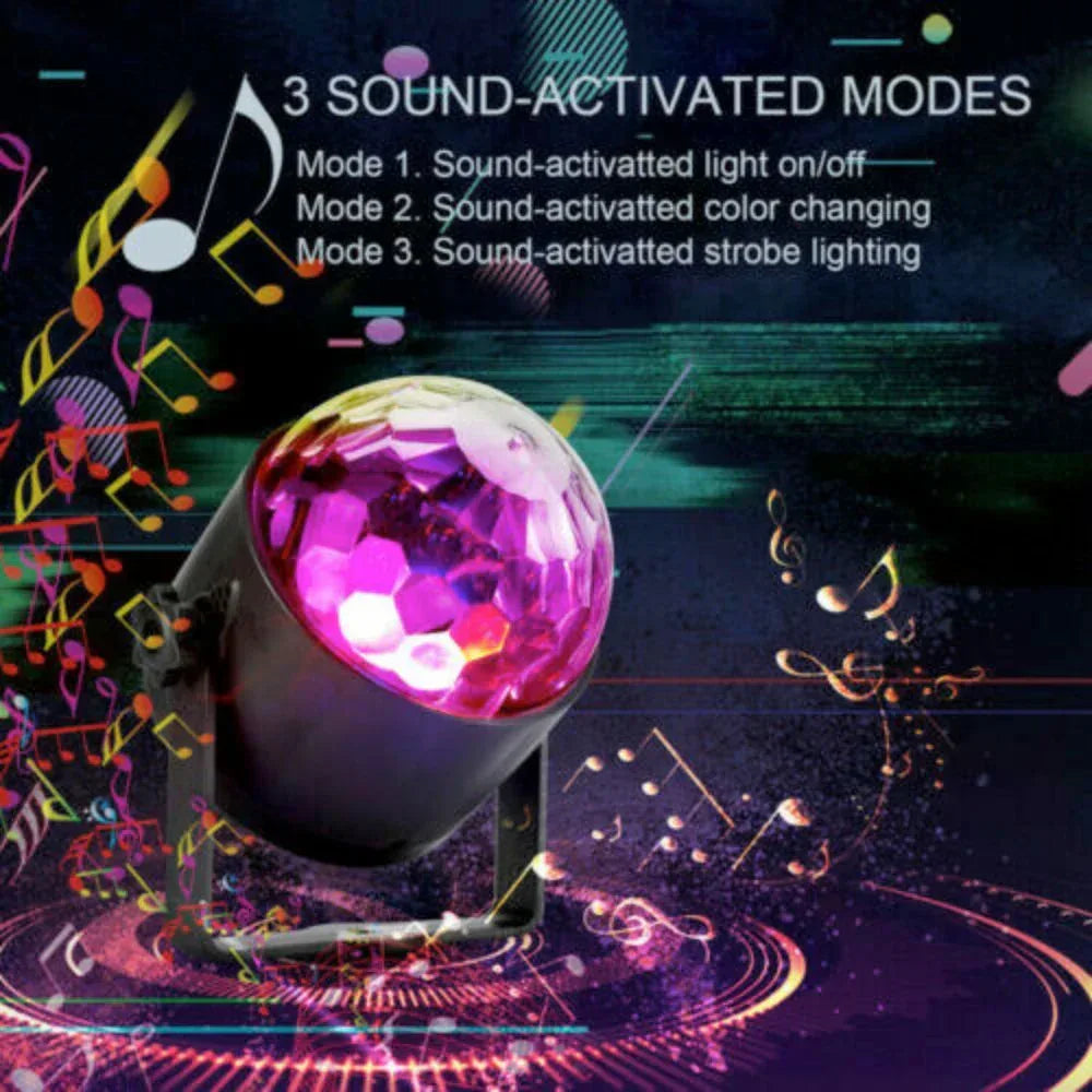 LED Party Projector Light with Sound Activation Default Title