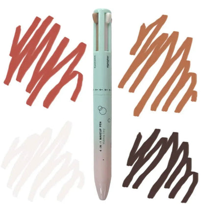 4 in 1 makeup pencil 4 in 1 makeup pencil 4 colors 4 colors lip liner highlight eye shadow eyeliner eyebrow pencil 4in1 Default Title