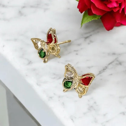 Dainty Butterfly Studs Default Title