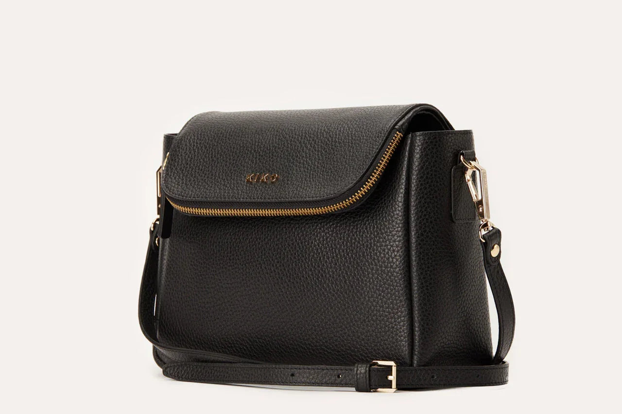 Fold Over Crossbody Dark Brown