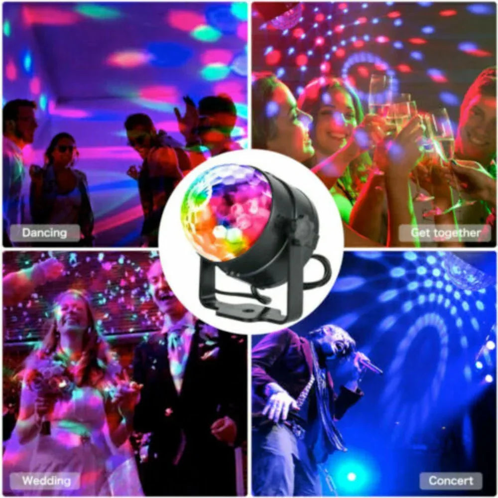 LED Party Projector Light with Sound Activation Default Title