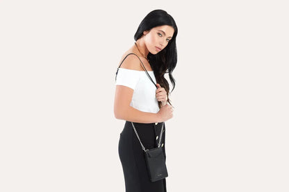 Crossbody Phone Wallet Black