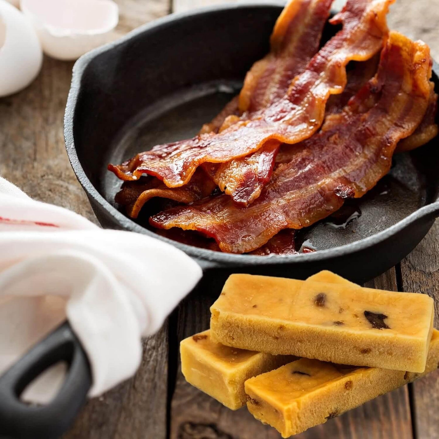 Bacon Flavor Gold Yak Chews for Large Dogs (1 lb to 5lb Bags) 16 small sticks