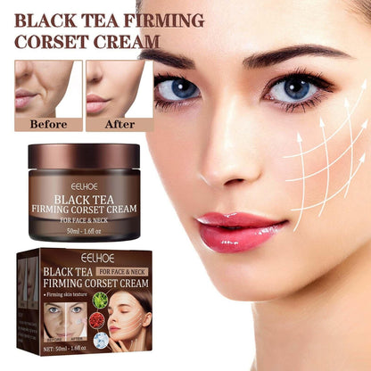 Black Tea Firming Moulding Face Cream, Moisturizing Softening Skin Firming Shrinking Pore Face Cream default title