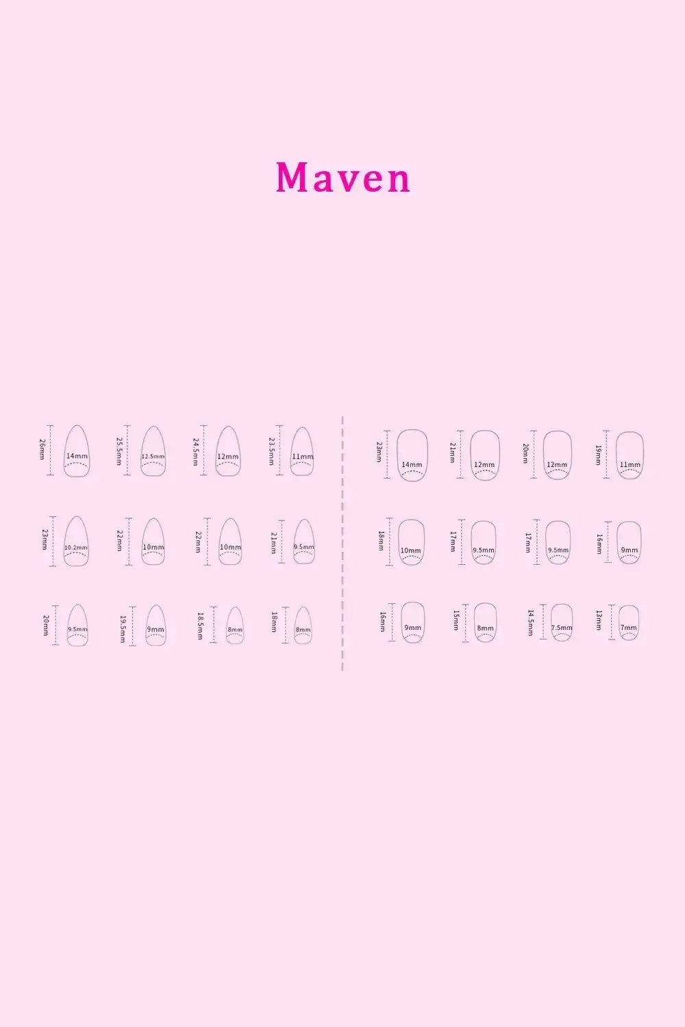 SO PINK BEAUTY Press On Nails Maven / One Size