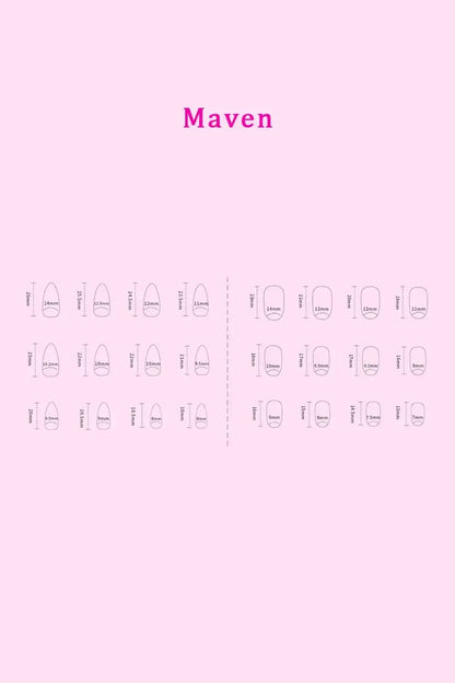 SO PINK BEAUTY Press On Nails Maven / One Size