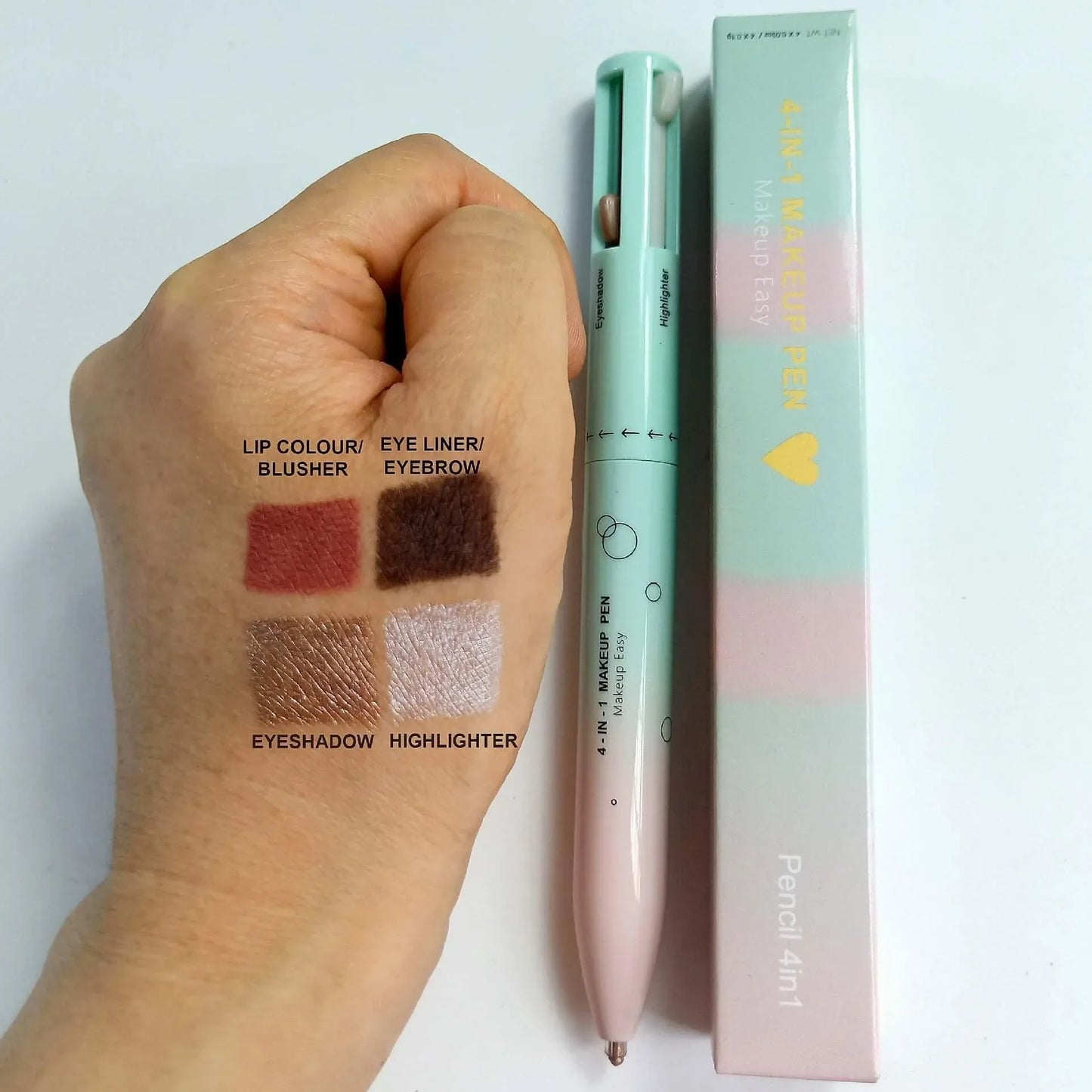 4 in 1 makeup pencil 4 in 1 makeup pencil 4 colors 4 colors lip liner highlight eye shadow eyeliner eyebrow pencil 4in1 Default Title