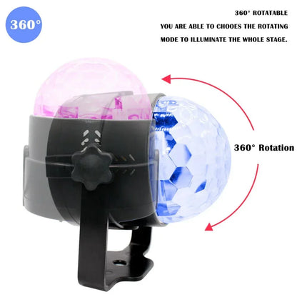LED Party Projector Light with Sound Activation Default Title