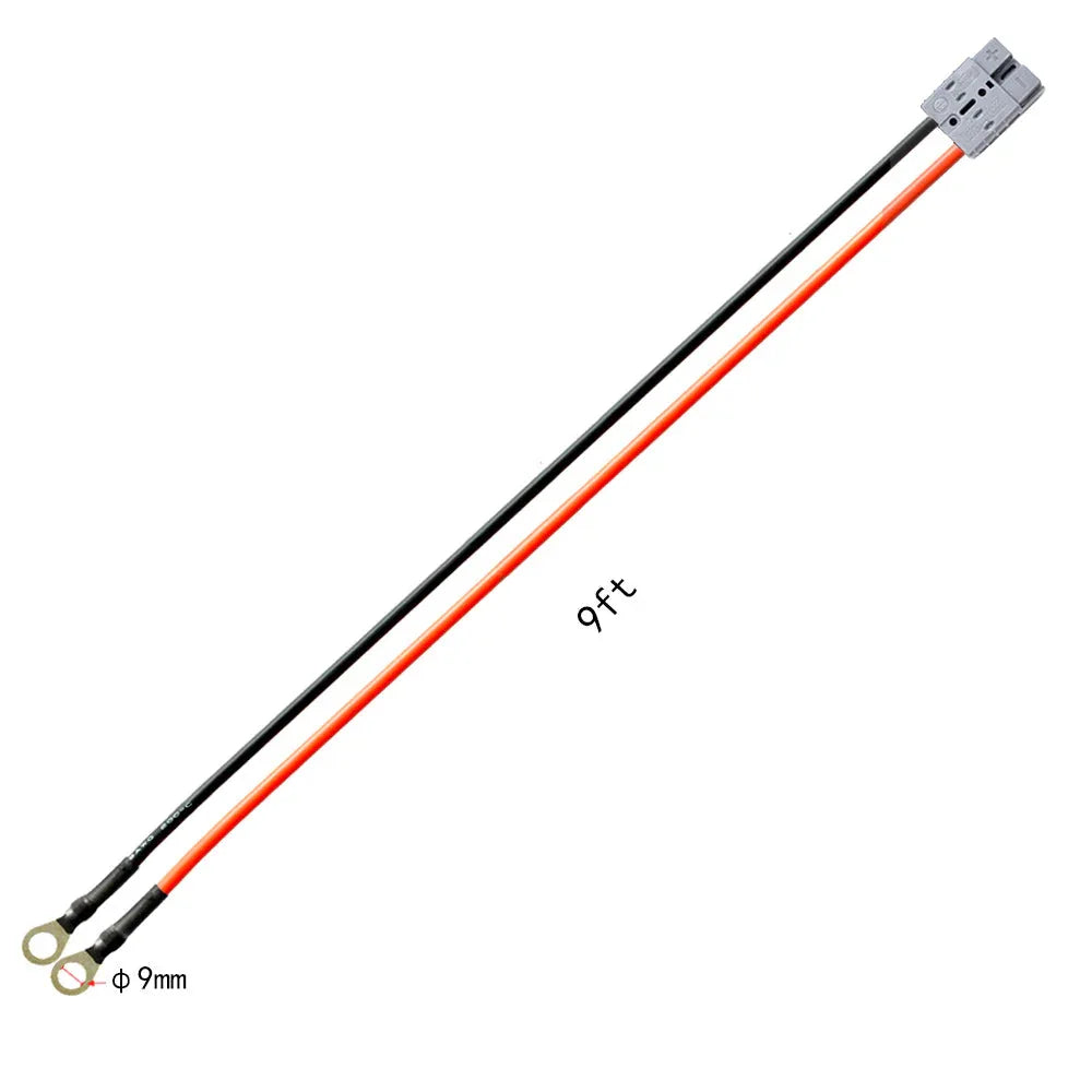 ACOPOWER 9ft 8AWG Anderson-Ring Cable Default Title