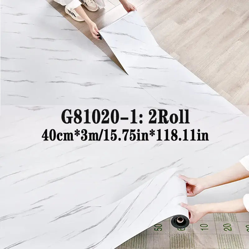 Wood Grain Peel & Stick Vinyl Floor Tile (2 Rolls, 25.8 Sq.Ft)