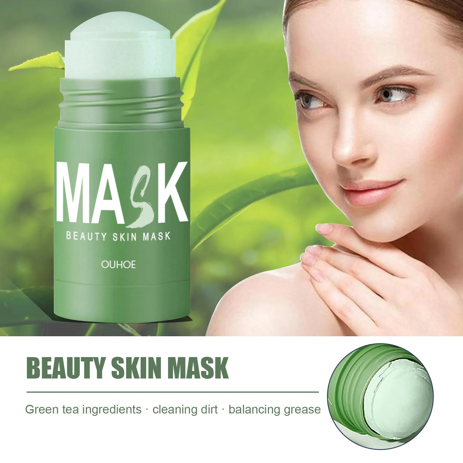 Organic Green Tea Clay Mask