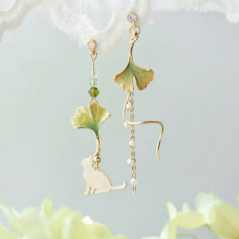 Asymmetrical Dangle Earrings