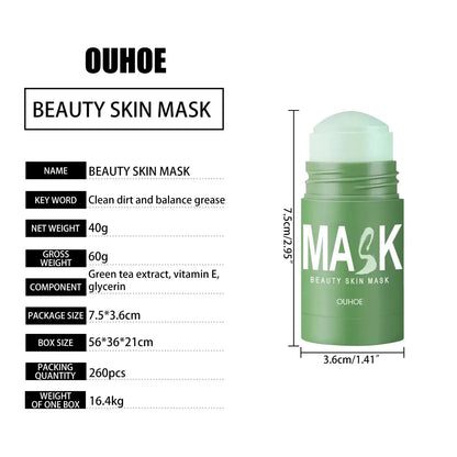 Organic Green Tea Clay Mask 40g / United States