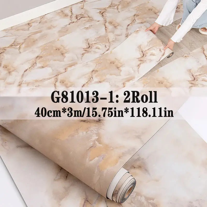 Wood Grain Peel & Stick Vinyl Floor Tile (2 Rolls, 25.8 Sq.Ft)