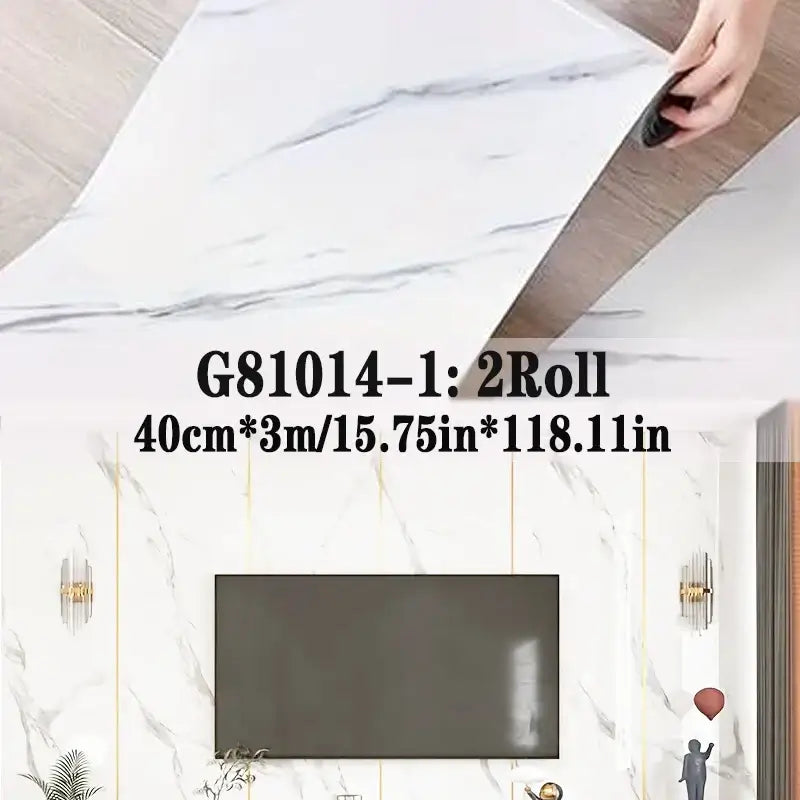 Wood Grain Peel & Stick Vinyl Floor Tile (2 Rolls, 25.8 Sq.Ft)