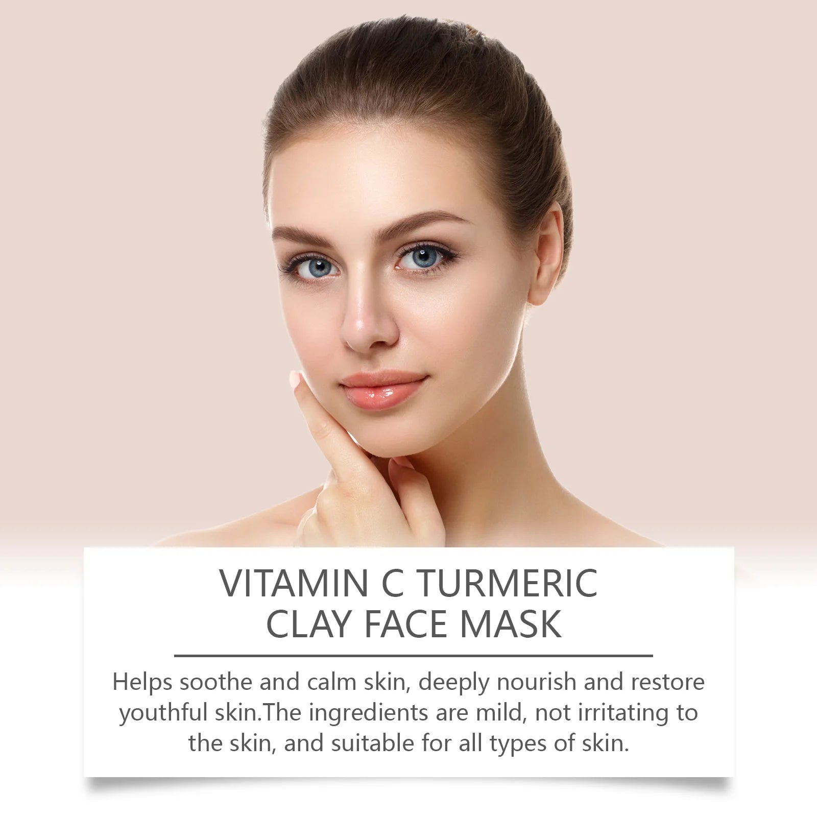 Vitamin C Turmeric Clay Mask – Deep Clean & Brighten Skin Minx