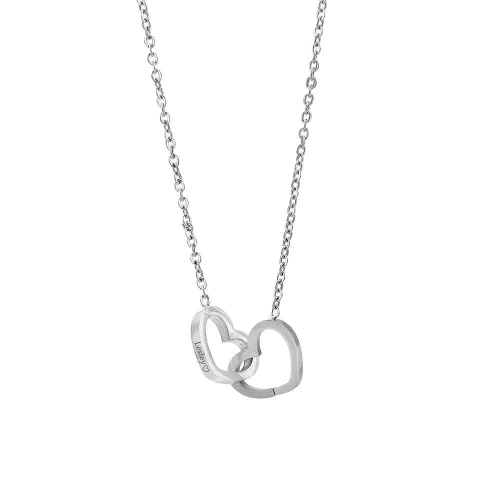 Customized Name Stainless Steel 18k Gold Plated Rose Gold O-Chain Love Engraved Necklace eprolo