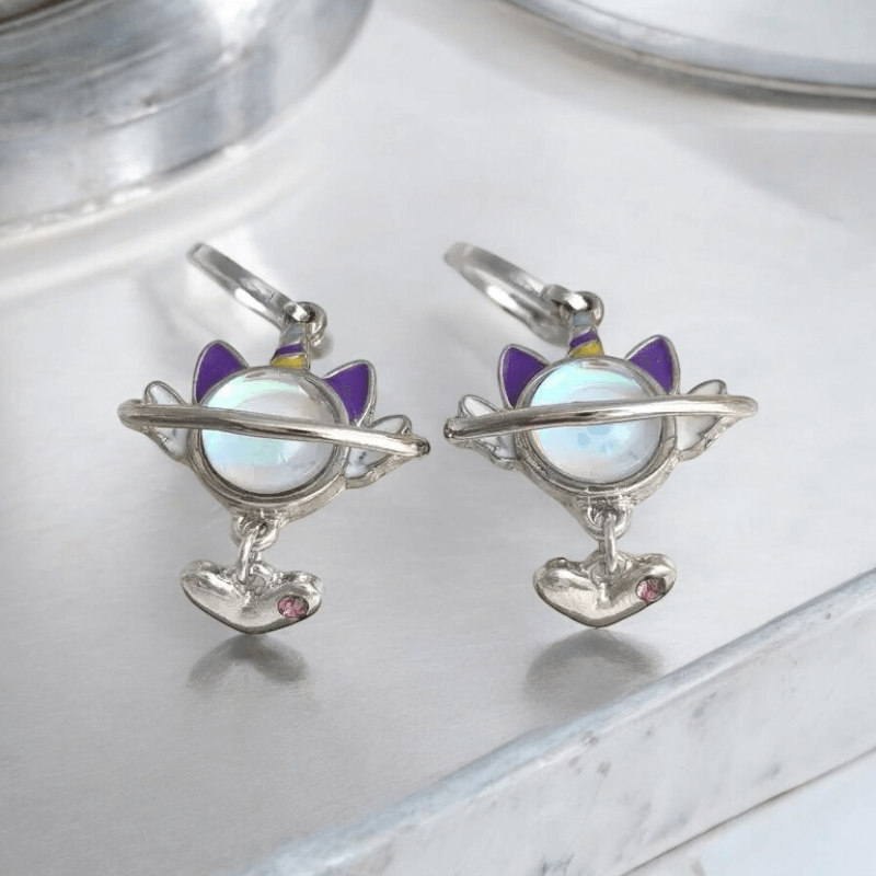 Shopminx Kitty UFO Earrings Default Title