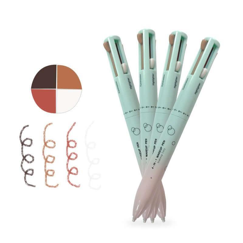 4 in 1 makeup pencil 4 in 1 makeup pencil 4 colors 4 colors lip liner highlight eye shadow eyeliner eyebrow pencil 4in1 Default Title