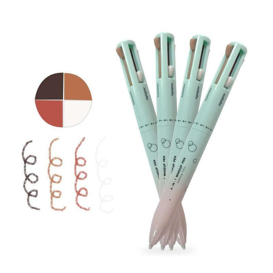 4 in 1 makeup pencil 4 in 1 makeup pencil 4 colors 4 colors lip liner highlight eye shadow eyeliner eyebrow pencil 4in1 Default Title