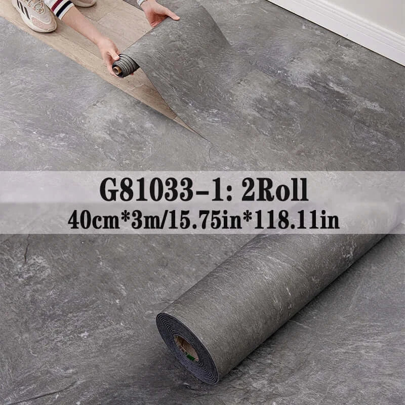 Wood Grain Peel & Stick Vinyl Floor Tile (2 Rolls, 25.8 Sq.Ft)