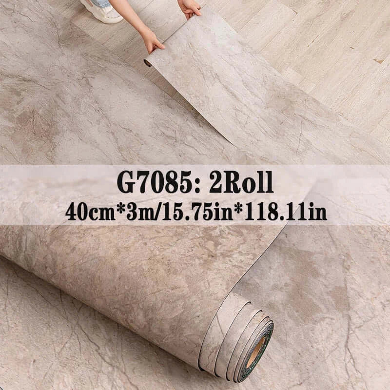 Wood Grain Peel & Stick Vinyl Floor Tile (2 Rolls, 25.8 Sq.Ft)