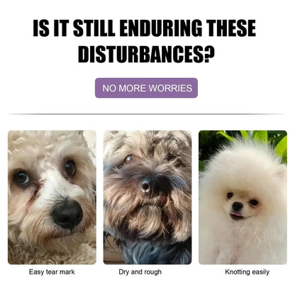 Pet Hair Care Cream Moisturizes Care Pet Hair Conditioner Dry Skin Pet Hair Conditioner for Pet Fur Hair Dogs 50ML