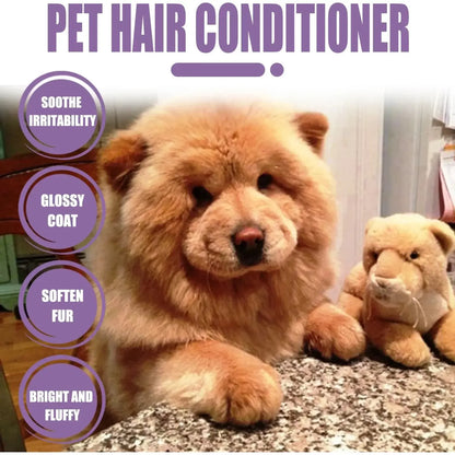 Pet Hair Care Cream Moisturizes Care Pet Hair Conditioner Dry Skin Pet Hair Conditioner for Pet Fur Hair Dogs 50ML