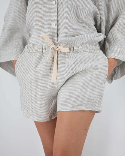 Lee Linen Shorts L / Dove