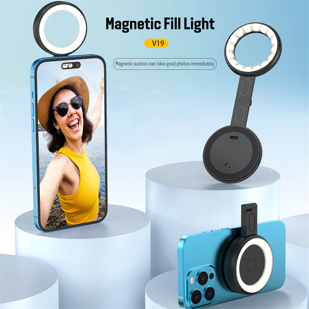 Magnetic Dimmable LED Selfie & Video Light