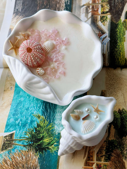 Ocean’s Whisper Large Scented Candle Sky Blue / High Tide