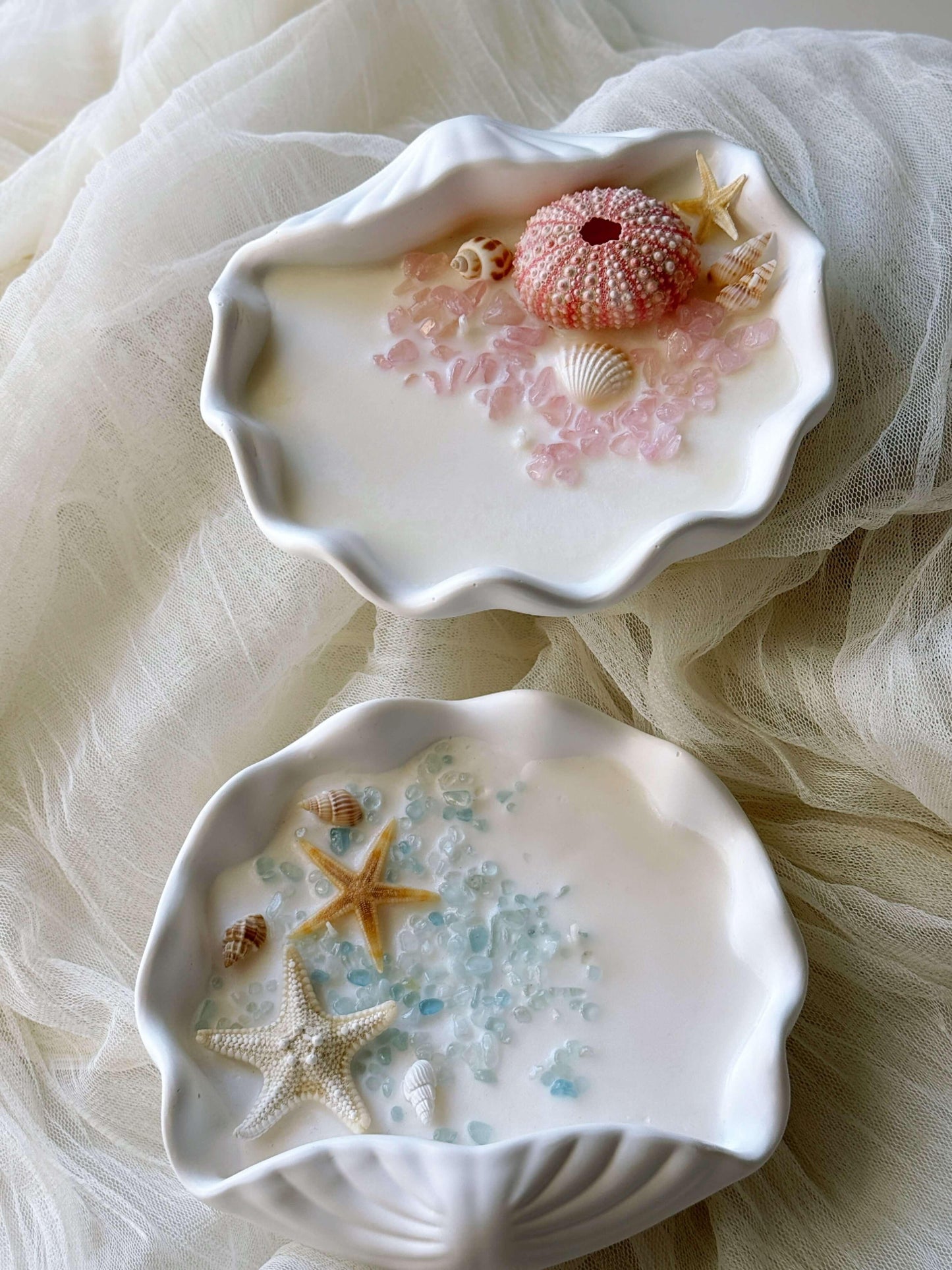 Ocean’s Whisper Large Scented Candle Sky Blue / High Tide