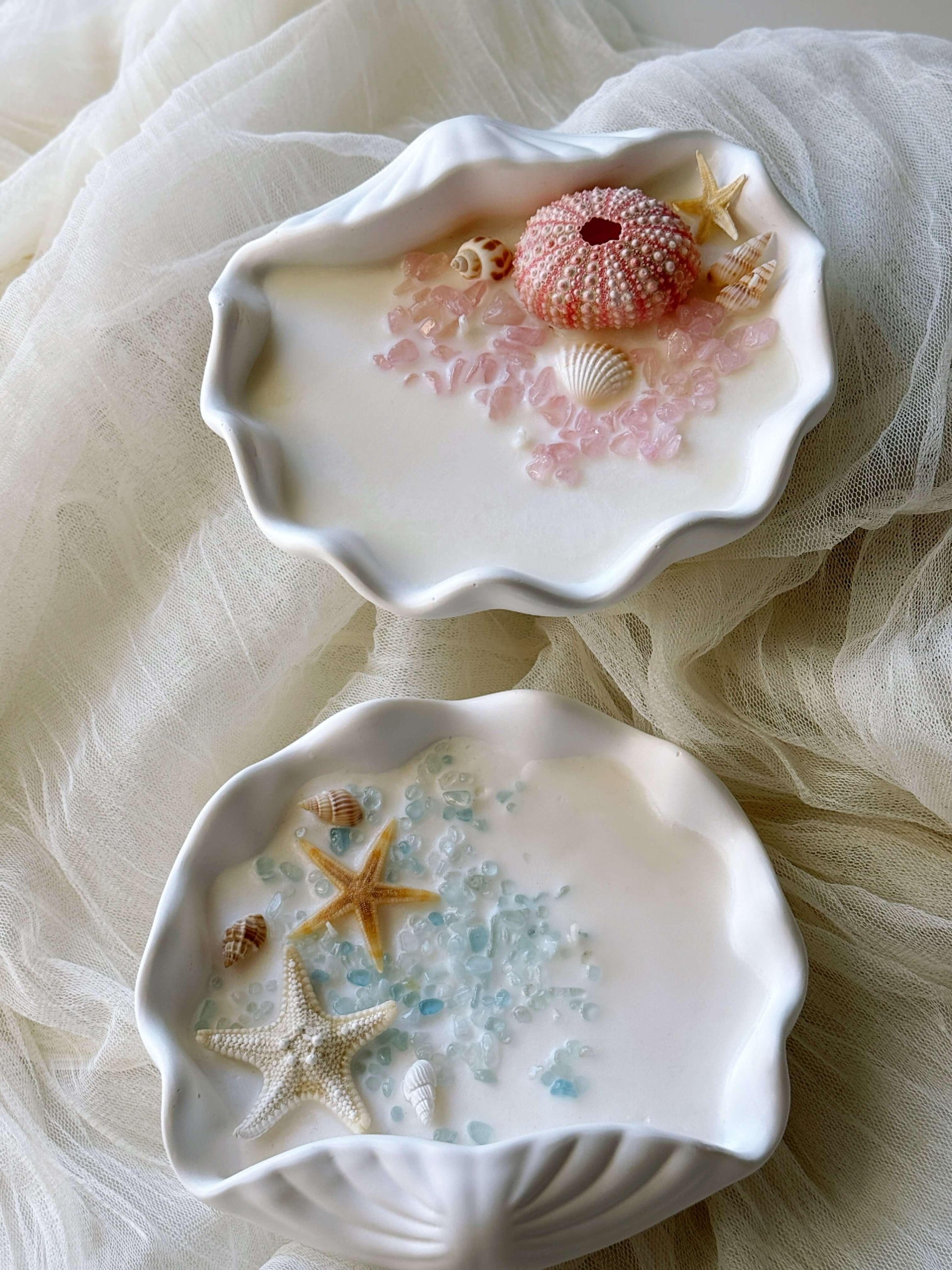 Ocean’s Whisper Large Scented Candle Sky Blue / High Tide