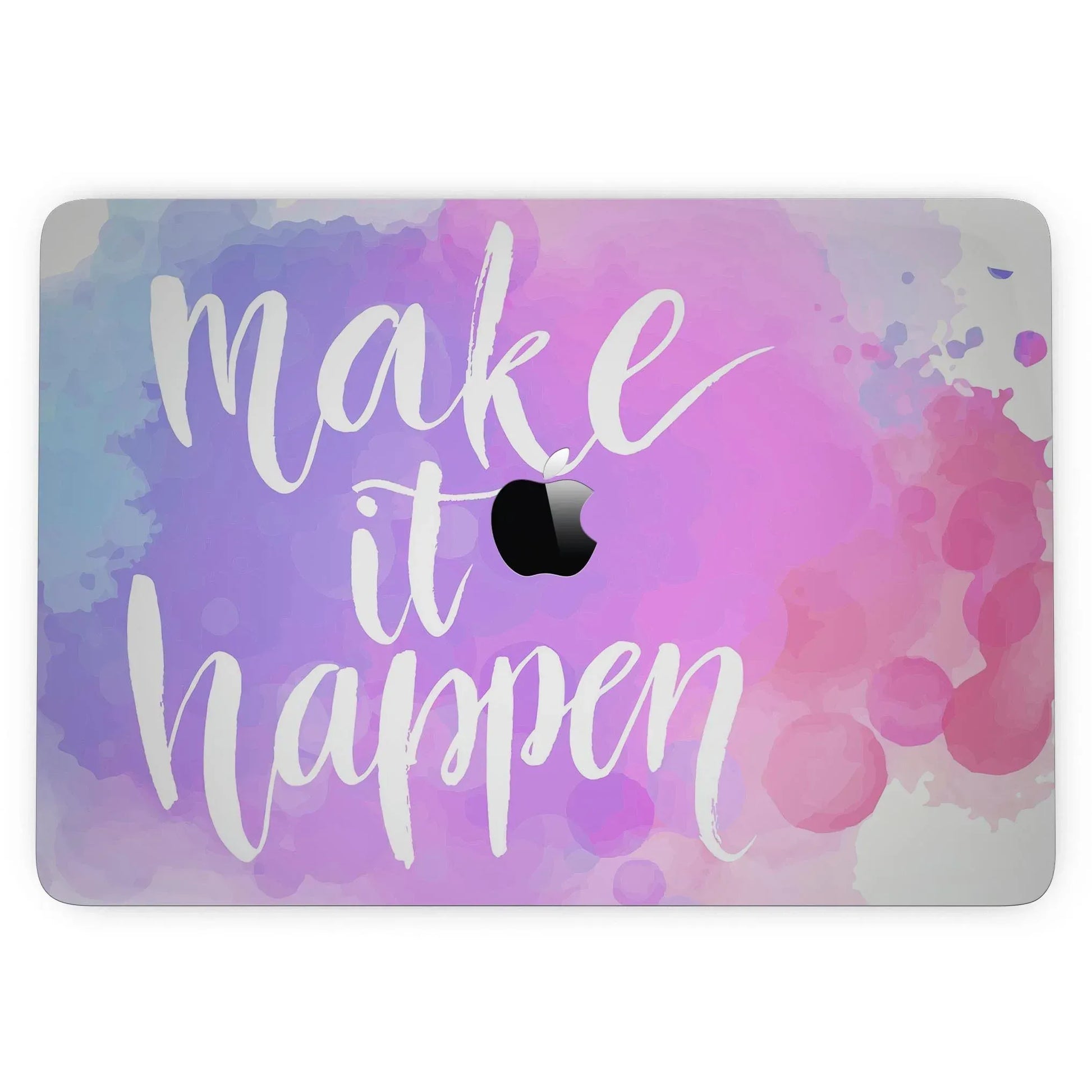 Bright Make it Happen - MacBook Pro with Touch Bar Skin Kit Ultra Gloss / Inside Keyboard Area Skin Only / 13" MacBook Pro w/ Touch Bar (A1989)