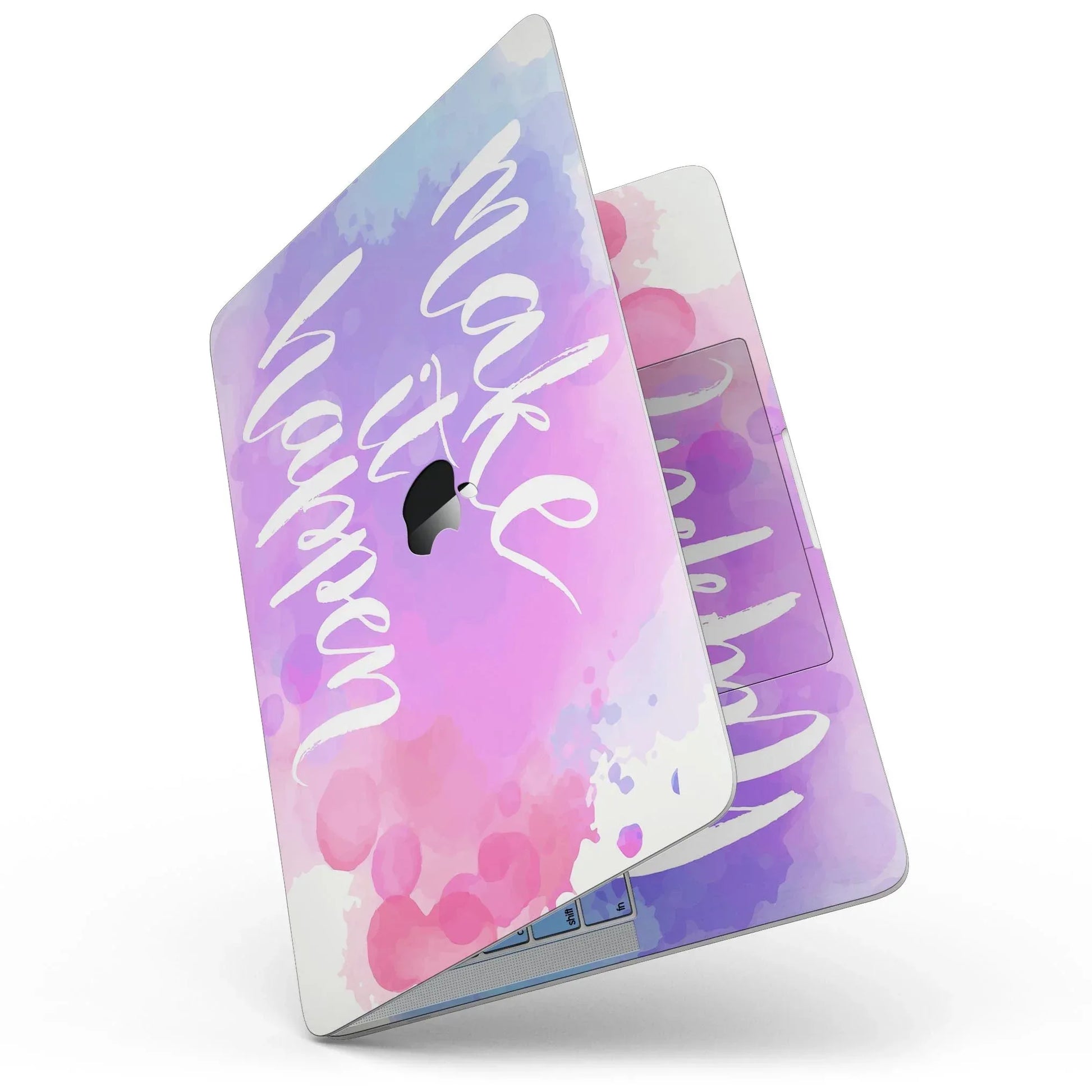 Bright Make it Happen - MacBook Pro with Touch Bar Skin Kit Ultra Gloss / Inside Keyboard Area Skin Only / 13" MacBook Pro w/ Touch Bar (A1989)