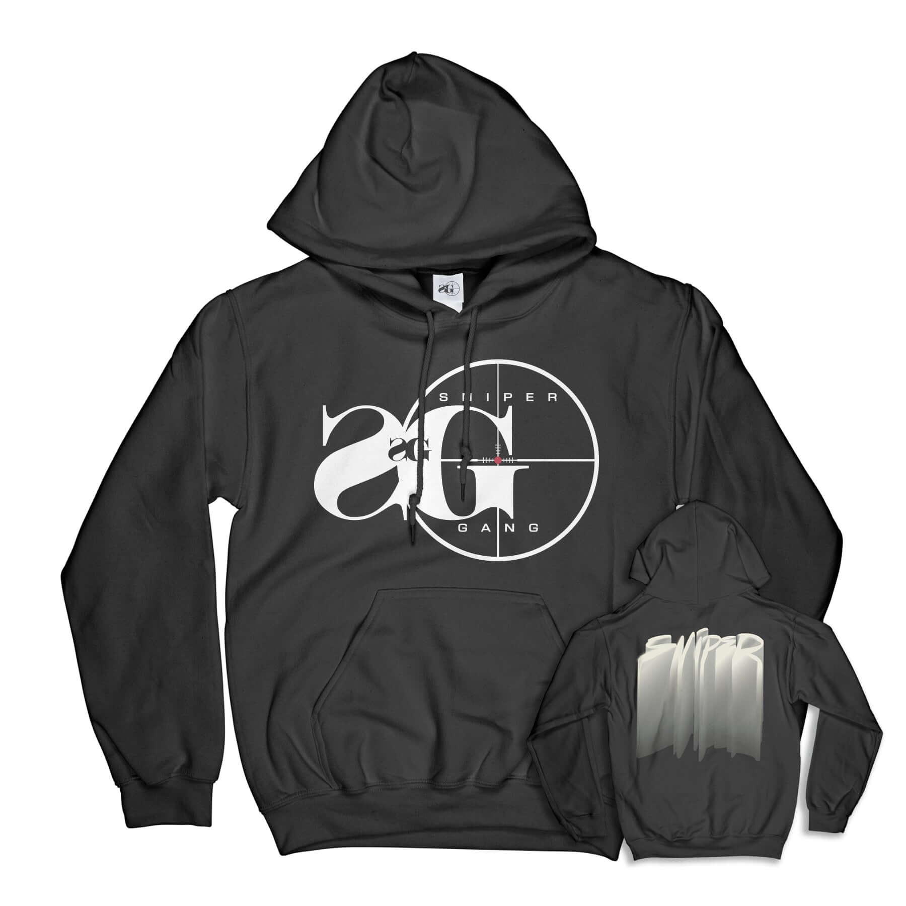 Shopminx Hoodie: Sniper Gang Logo (Deluxe - Black) Black / S