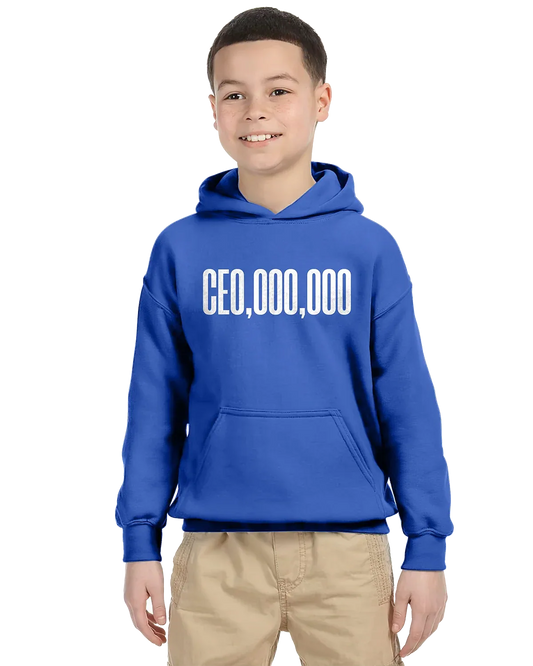 CEO,OOO,OOO Unisex Kids Hoodie Red / XL