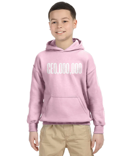CEO,OOO,OOO Unisex Kids Hoodie Red / XL