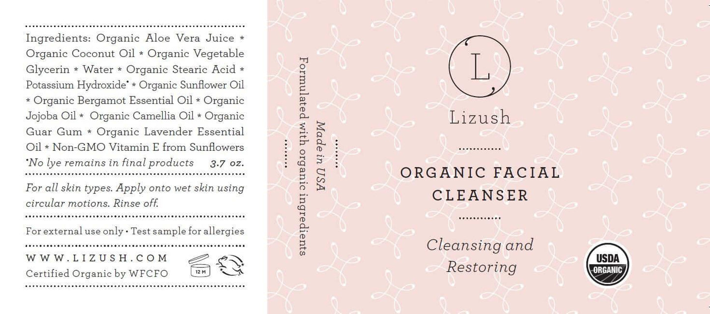 ORGANIC FACIAL CLEANSER Cleansing and Restoring Default Title