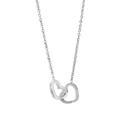 Customized Name Stainless Steel 18k Gold Plated Gold O-Chain Love Engraved Necklace