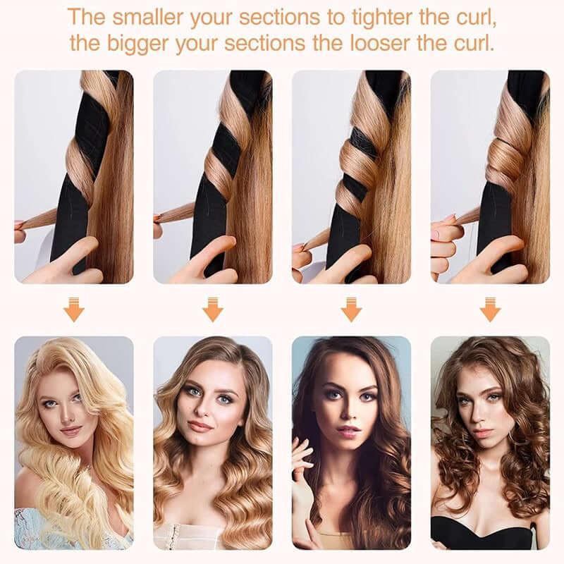 Heat-free lazy artifact curling iron sponge foam sleeping curling iron big wave curling four-piece set Default Title