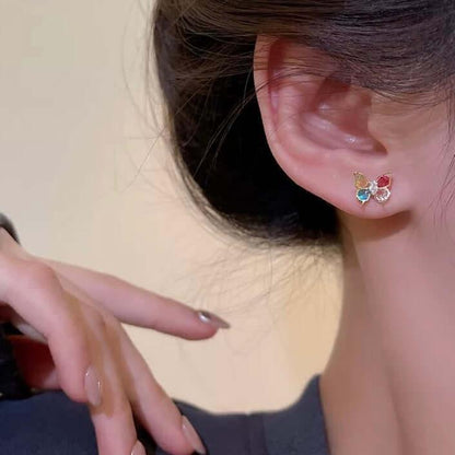 Dainty Butterfly Studs Default Title